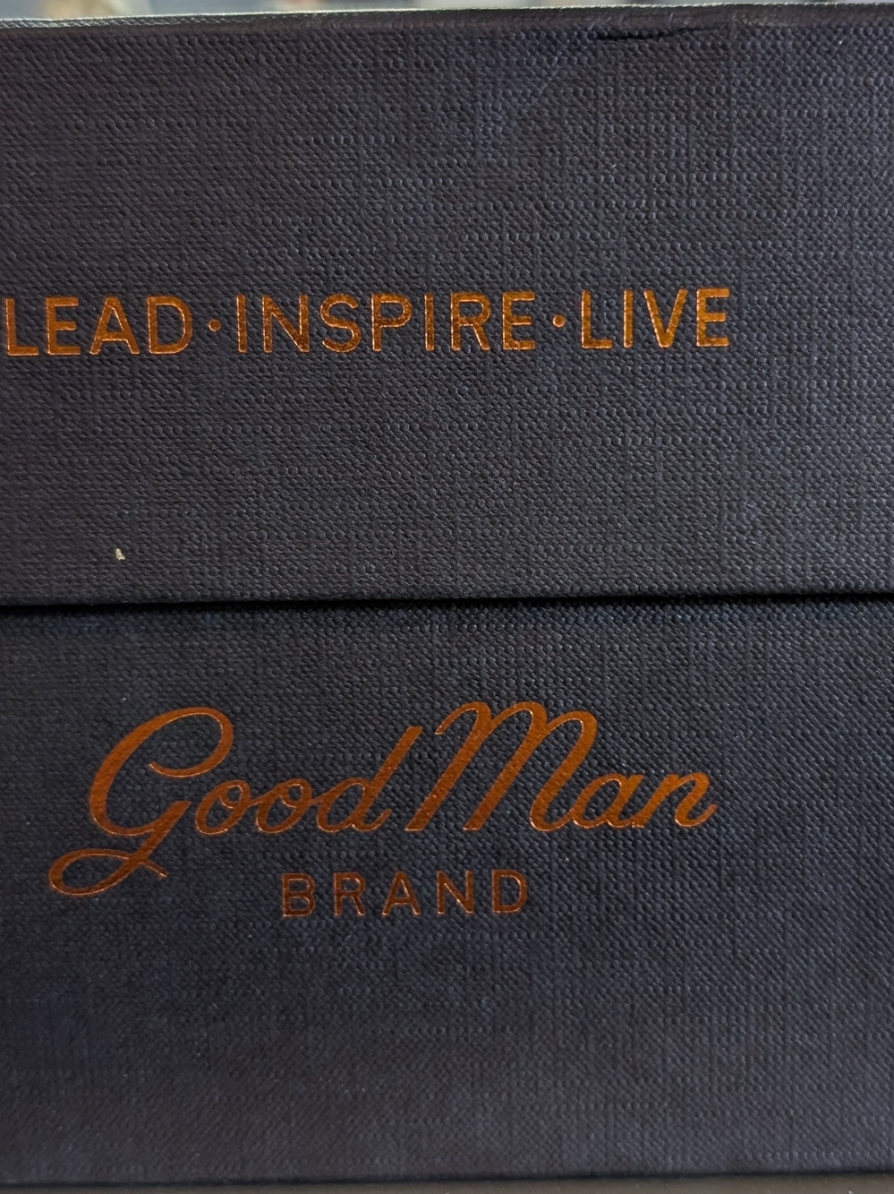 Good Man Brand Men's Suede Penny Loafers in Navy - Picture 3 of 4